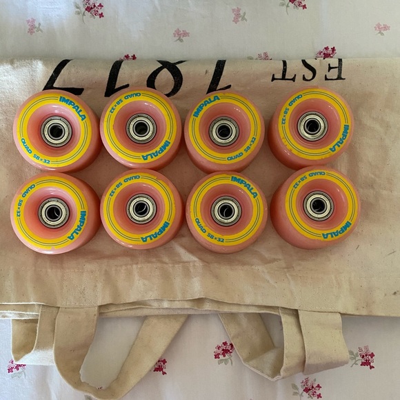 Impala Other - (SOLD) Impala Pink Roller Skate Wheels/Bearings